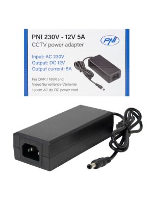 Voeding PNI 230V-12V 5A 60watt