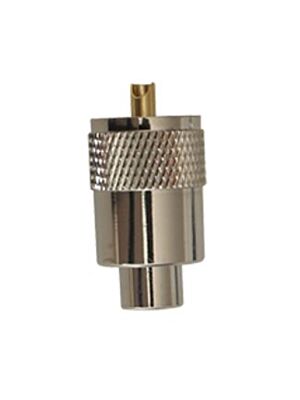 PNI PL259-stekker voor RG58-kabel, gouden centrale pin 9 mm