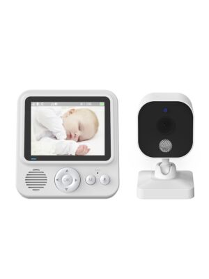 Video Babyfoon PNI BM280S 2,8 inch scherm draadloos 2,4 Ghz, temperatuursensor, VOX, nachtzicht