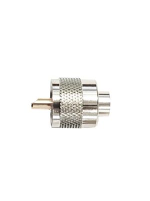 PNI PL259 korte stekker voor RG58 kabel met vergulde centrale pin 6 mm