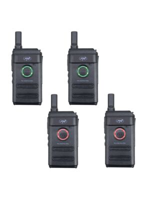 Kit van 4 draagbare radiostations PNI PMR R10 PRO, 446MHz, 0,5W, 16 programmeerbare kanalen, 16 PMR en 50 CTCSS en 104 DCS-tonen