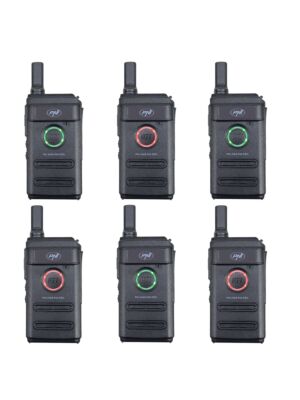 Kit van 6 draagbare radiostations PNI PMR R10 PRO, 446MHz, 0,5W, 16 programmeerbare kanalen, 16 PMR en 50 CTCSS en 104 DCS-tonen