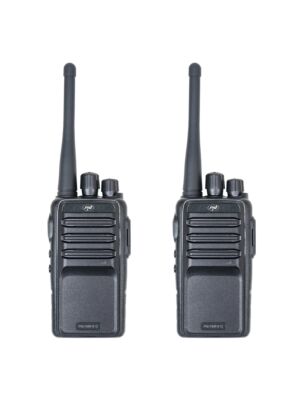 Kit van 2 draagbare radiostations PNI PMR R15 0,5W, 16 programmeerbare kanalen, 16 PMR en tonen 50 CTCSS en 104 DCS, ASQ, TOT, m