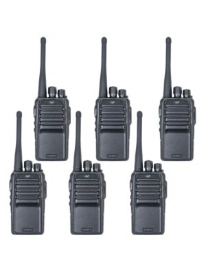 Kit van 6 draagbare radiostations PNI PMR R15 0,5W, 16 programmeerbare kanalen, 16 PMR en tonen 50 CTCSS en 104 DCS, ASQ, TOT, m