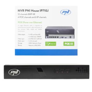 NVR POE PNI Huis IP710J, 10 kanalen