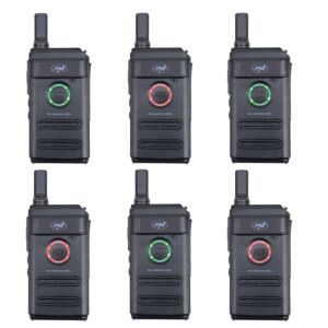 Kit van 6 draagbare radiostations PNI PMR R10 PRO, 446MHz, 0,5W, 16 programmeerbare kanalen, 16 PMR en 50 CTCSS en 104 DCS-tonen