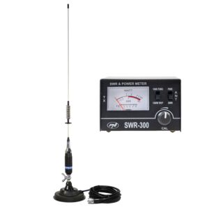 CB-antenne PNI S75 met magneet en reflectometer voor SWR-meting