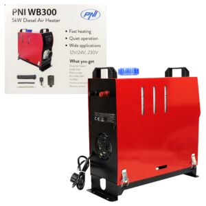 Verwarmingssysteem stationaire auto PNI WB300 Diesel 5kW 12V/24V, 230V, 10 sirocou-vermogensniveaus