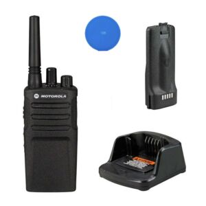 Motorola XT420 draagbare PMR professionele radiokit + cadeau-plakpad blauw